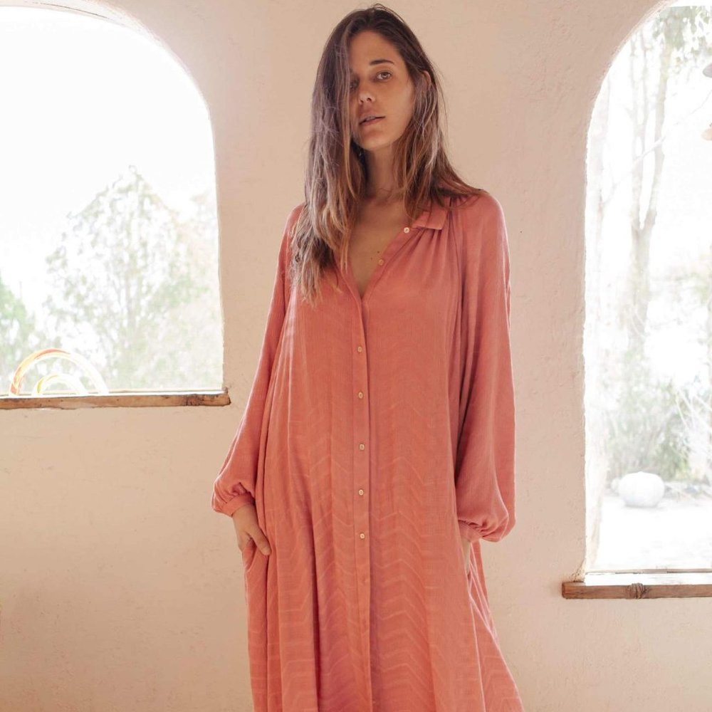 christy dawn M ~ dusty rose rumi dress